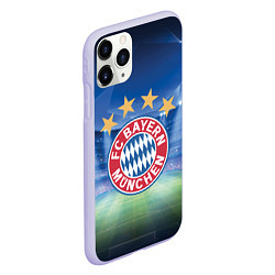 Чехол iPhone 11 Pro матовый Бавария Мюнхен, цвет: 3D-светло-сиреневый — фото 2