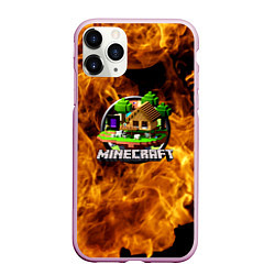 Чехол iPhone 11 Pro матовый Minecraft