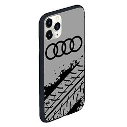 Чехол iPhone 11 Pro матовый AUDI АУДИ, цвет: 3D-черный — фото 2