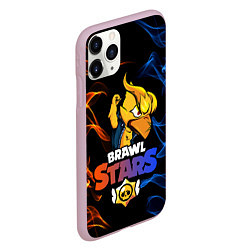 Чехол iPhone 11 Pro матовый BRAWL STARS PHOENIX CROW, цвет: 3D-розовый — фото 2