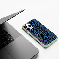 Чехол iPhone 11 Pro матовый JOY DIVISION, цвет: 3D-салатовый — фото 2