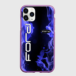 Чехол iPhone 11 Pro матовый FORD, цвет: 3D-фиолетовый