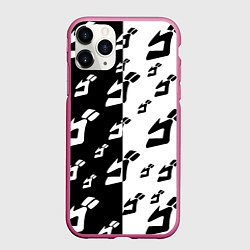 Чехол iPhone 11 Pro матовый JoJo Bizarre Adventure, цвет: 3D-малиновый