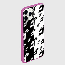 Чехол iPhone 11 Pro матовый JoJo Bizarre Adventure, цвет: 3D-фиолетовый — фото 2