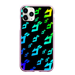 Чехол iPhone 11 Pro матовый JoJo Bizarre Adventure, цвет: 3D-розовый