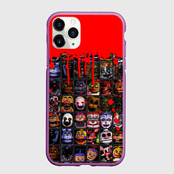 Чехол iPhone 11 Pro матовый Five Nights At Freddys