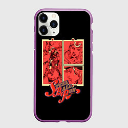 Чехол iPhone 11 Pro матовый JoJo Bizarre Adventure