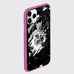 Чехол iPhone 11 Pro матовый JoJo Bizarre Adventure, цвет: 3D-фиолетовый — фото 2