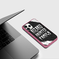 Чехол iPhone 11 Pro матовый KIZARU КИЗАРУ, цвет: 3D-малиновый — фото 2