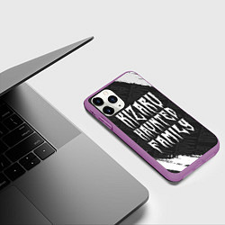 Чехол iPhone 11 Pro матовый KIZARU КИЗАРУ, цвет: 3D-фиолетовый — фото 2