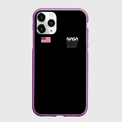 Чехол iPhone 11 Pro матовый NASA