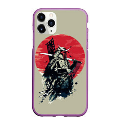 Чехол iPhone 11 Pro матовый Samurai man
