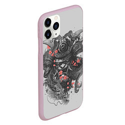 Чехол iPhone 11 Pro матовый Samurai, цвет: 3D-розовый — фото 2