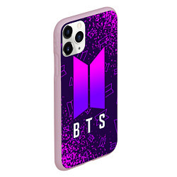Чехол iPhone 11 Pro матовый BTS БТС, цвет: 3D-розовый — фото 2