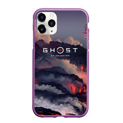 Чехол iPhone 11 Pro матовый Ghost of Tsushima