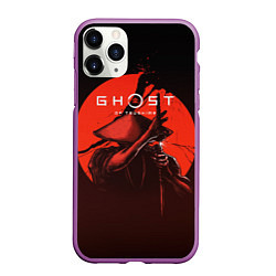 Чехол iPhone 11 Pro матовый Ghost of Tsushima