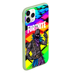 Чехол iPhone 11 Pro матовый FORTNITE, цвет: 3D-салатовый — фото 2