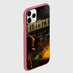 Чехол iPhone 11 Pro матовый Stalker 2, цвет: 3D-малиновый — фото 2