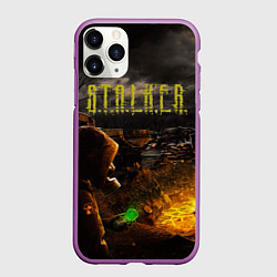 Чехол iPhone 11 Pro матовый Stalker 2