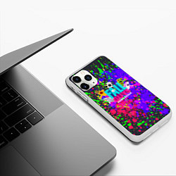 Чехол iPhone 11 Pro матовый Fall Guys, цвет: 3D-белый — фото 2