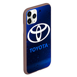 Чехол iPhone 11 Pro матовый TOYOTA ТОЙОТА, цвет: 3D-коричневый — фото 2