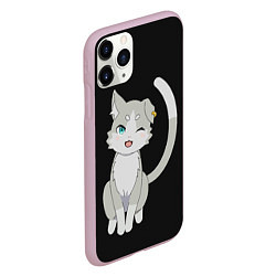 Чехол iPhone 11 Pro матовый Re:Zero, цвет: 3D-розовый — фото 2
