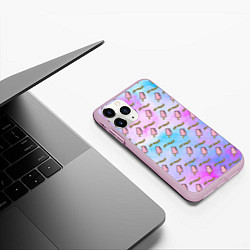 Чехол iPhone 11 Pro матовый BLACKPINK ICE CREAM, цвет: 3D-розовый — фото 2