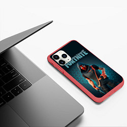 Чехол iPhone 11 Pro матовый Street Serpent Fortnite, цвет: 3D-красный — фото 2