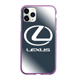 Чехол iPhone 11 Pro матовый LEXUS ЛЕКСУС, цвет: 3D-фиолетовый