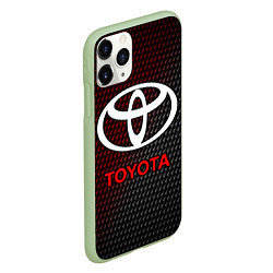 Чехол iPhone 11 Pro матовый TOYOTA ТОЙОТА, цвет: 3D-салатовый — фото 2