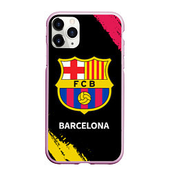 Чехол iPhone 11 Pro матовый BARCELONA БАРСЕЛОНА, цвет: 3D-розовый