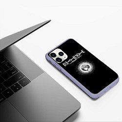 Чехол iPhone 11 Pro матовый Death Note, цвет: 3D-светло-сиреневый — фото 2