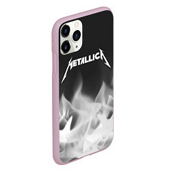 Чехол iPhone 11 Pro матовый METALLICA МЕТАЛЛИКА, цвет: 3D-розовый — фото 2