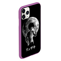 Чехол iPhone 11 Pro матовый Death Note, цвет: 3D-фиолетовый — фото 2