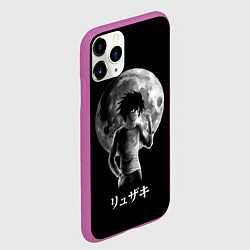 Чехол iPhone 11 Pro матовый Death Note, цвет: 3D-фиолетовый — фото 2