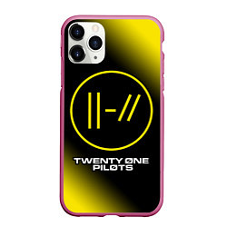 Чехол iPhone 11 Pro матовый TWENTY ONE PILOTS 21 PILOTS, цвет: 3D-малиновый