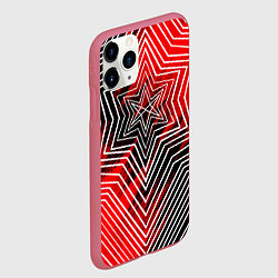 Чехол iPhone 11 Pro матовый BMTH, цвет: 3D-малиновый — фото 2