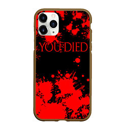 Чехол iPhone 11 Pro матовый DARK SOULS, цвет: 3D-коричневый