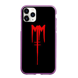 Чехол iPhone 11 Pro матовый Marilyn Manson