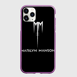 Чехол iPhone 11 Pro матовый Marilyn Manson