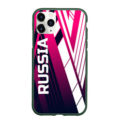 Чехол iPhone 11 Pro матовый Russia