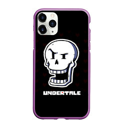 Чехол iPhone 11 Pro матовый UNDERTALE, цвет: 3D-фиолетовый