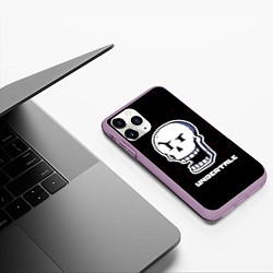 Чехол iPhone 11 Pro матовый UNDERTALE, цвет: 3D-сиреневый — фото 2