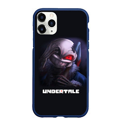 Чехол iPhone 11 Pro матовый UNDERTALE, цвет: 3D-тёмно-синий