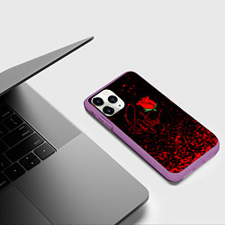 Чехол iPhone 11 Pro матовый PAYTON MOORMEIER, цвет: 3D-фиолетовый — фото 2
