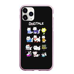 Чехол iPhone 11 Pro матовый UNDERTALE, цвет: 3D-розовый