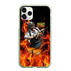 Чехол iPhone 11 Pro матовый PUBG