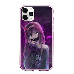 Чехол iPhone 11 Pro матовый Zero Two in mask