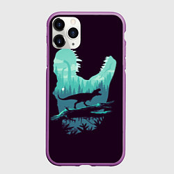 Чехол iPhone 11 Pro матовый T-Rex