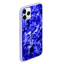 Чехол iPhone 11 Pro матовый Dark Blue Gan, цвет: 3D-светло-сиреневый — фото 2